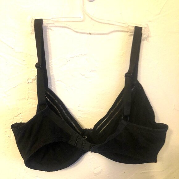 Huit 8 Paris Womens SZ 34E Black Underwire Bra - Picture 2 of 2